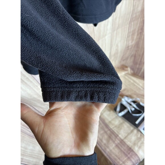 Chicago Blackhawks 1/4 Zip Fleece Pullover Mens Extra Large Black Pullover NHL - Picture 3 of 10